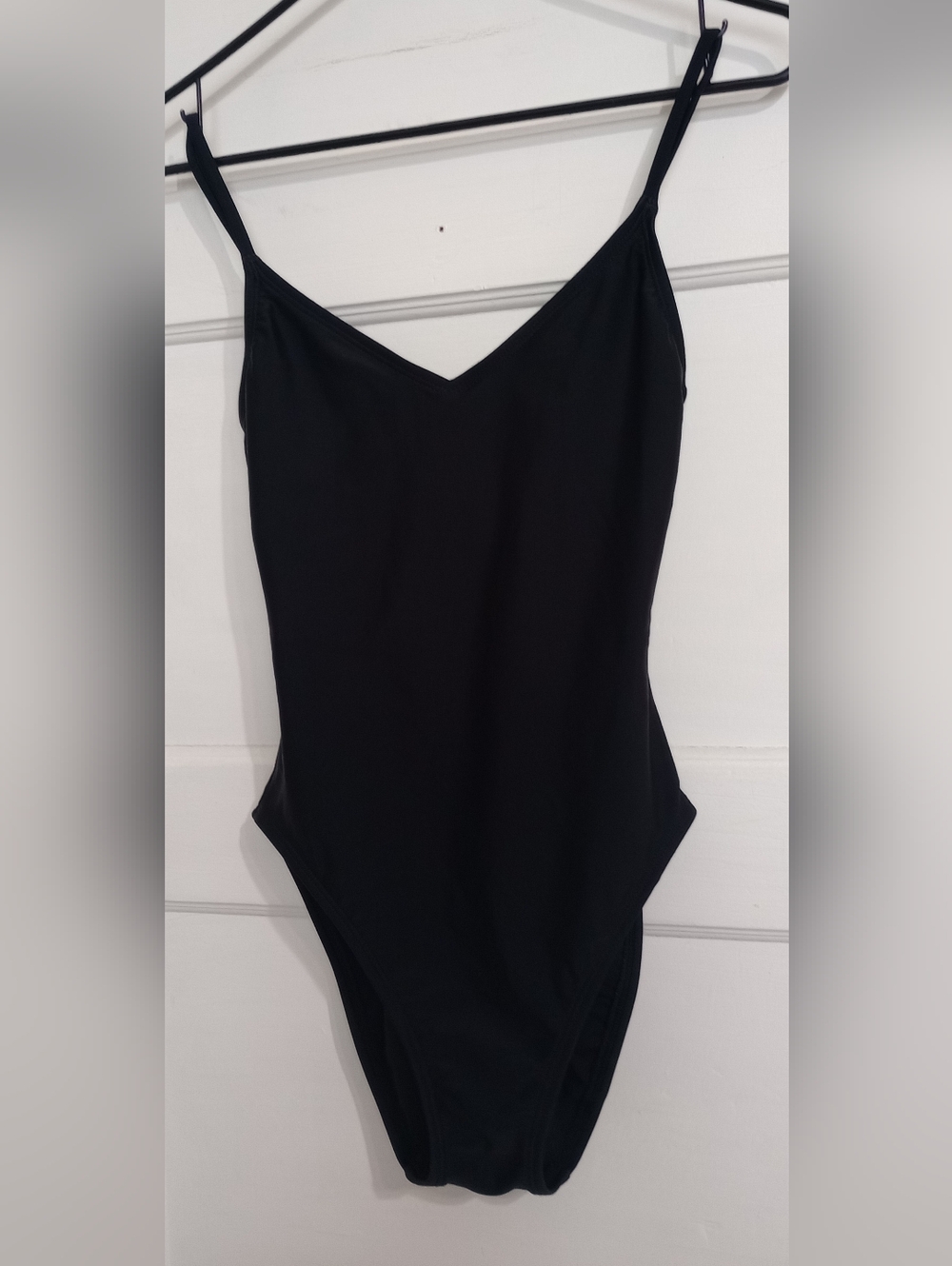Anne Cole Black V-Neck One-Piece Swimsuit